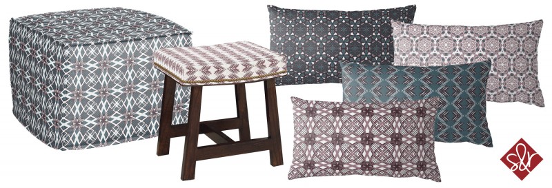 Sarah & Ruby Design Studio Upholstered Products Art Licensing Show