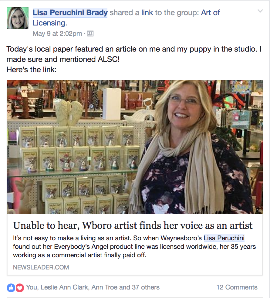 Lisa Peruchini Art Licensing News Feature
