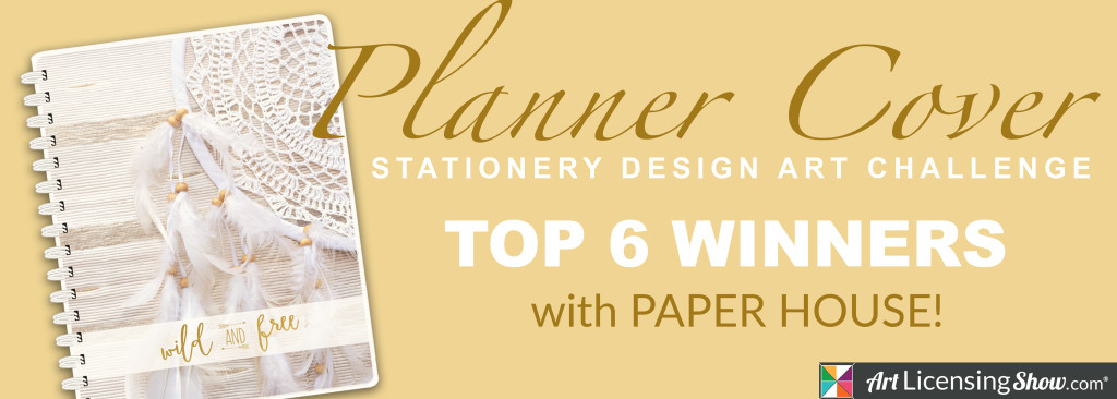 Art Licensing Show Paper House Planner Cover Art Challenge