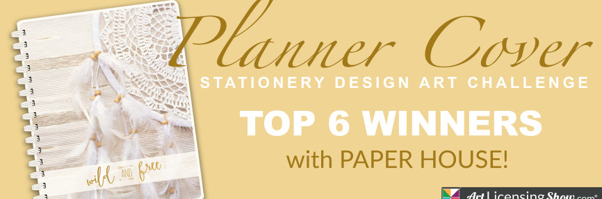 Art Licensing Show Paper House Planner Cover Art Challenge